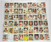 Vintage 1961 Topps Baseball Card Near Complete Set 551/598