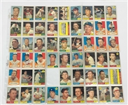 Vintage 1961 Topps Baseball Card Near Complete Set 551/598