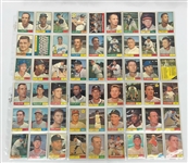 Vintage 1961 Topps Baseball Card Near Complete Set 551/598