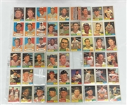 Vintage 1961 Topps Baseball Card Near Complete Set 551/598