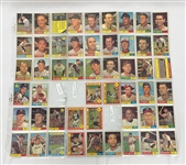 Vintage 1961 Topps Baseball Card Near Complete Set 551/598