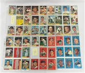 Vintage 1961 Topps Baseball Card Near Complete Set 551/598