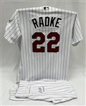 Brad Radke 2006 Last Home Start Game Used & Autographed Jersey & Pants w/ Radke Signed LOA