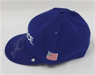 Glen Perkins 2007 Minnesota Twins Game Used & Autographed Air Force Hat MLB