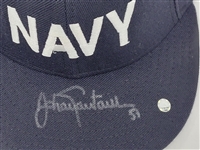Johan Santana 2006 Minnesota Twins Game Used & Autographed Navy Hat From Cy Young & All-Star Season MLB