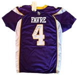 Brett Favre 2010 Minnesota Vikings Game Used Jersey vs. Saints for Career TD #498 w/MeiGray & Resolution Photo Match