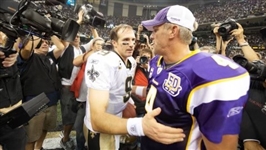 Brett Favre 2010 Minnesota Vikings Game Used Jersey vs. Saints for Career TD #498 w/MeiGray & Resolution Photo Match