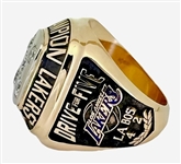 Los Angeles Lakers 1987 NBA World Champions 14K Gold & Diamond Ring w/ Provenance Letter