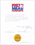 Los Angeles Lakers 1987 NBA World Champions 14K Gold & Diamond Ring w/ Provenance Letter