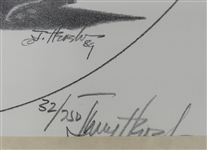 Harmon Killebrew Autographed Original 10.5x13 Jerry Hersch Pencil Sketch LE#32/750