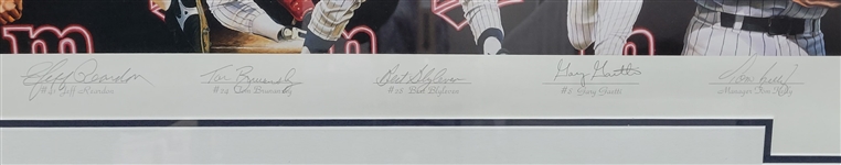 Minnesota Twins 1987 World Class Champions Autographed Terrence Fogarty Print LE #83/87 w/ Puckett