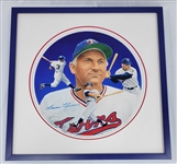 Harmon Killebrew Autographed & Framed Christopher Paluso Painting & Limited Edition Printing Plate