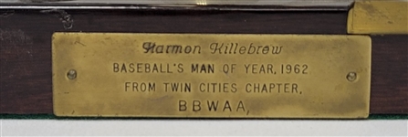 Harmon Killebrew 1962 Baseball's Man of the Year BBWAA Trophy