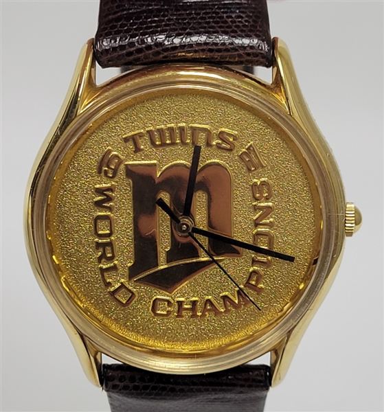 Minnesota Twins 1987 World Series Championship Trophy Watch Made by Jostens