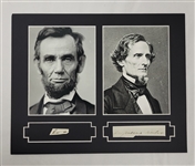 Abraham Lincoln Authentic Handwritten Words Matted 8x10 PSA/DNA