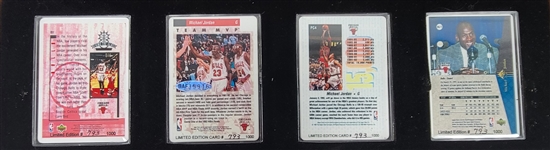 Michael Jordan Autographed Signature Card Series LE #793/1000 UDA