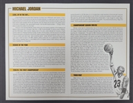 Michael Jordan Autographed Signature Card Series LE #793/1000 UDA