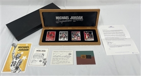 Michael Jordan Autographed Signature Card Series LE #793/1000 UDA
