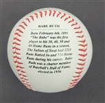 Babe Ruth 100th Anniversary Commemorative Baseball