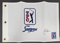 Jack Nicklaus Autographed PGA Tour TPC Sawgrass Pin Flag PSA/DNA