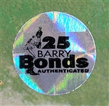 Barry Bonds Autographed 2001 Record Season 34x31 Artist Lithograph