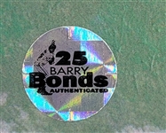 Barry Bonds Autographed 2001 Record Season 34x31 Artist Lithograph