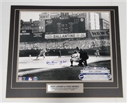 Don Larsen & Yogi Berra New York Yankees Autographed 16x20 Matted Photo 