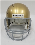 Rudy Ruettiger Autographed Full Size Replica Helmet w/ 'The Sack' Play & Inscriptions PSA/DNA & JSA