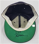Rod Carew c. 1975 Minnesota Twins Game Used & Autographed Hat w/ John Taube LOA *From A.L. Batting Title Season*