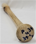 Kirby Puckett c. 1992-95 Minnesota Twins Game Used & Autographed Bat PSA/DNA GU 10