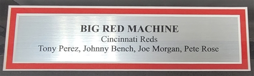 'Big Red Machine' Autographed & Framed 11x14 Photo w/ Perez, Bench, Morgan, & Rose