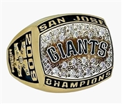 Lee Smith 2009 San Jose Giants California League Championship 10k Gold Ring w/Original Box  