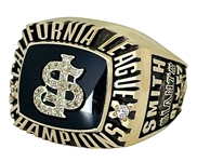 Lee Smith 2005 San Jose Giants California League Championship 10k Gold Ring  w/Original Box