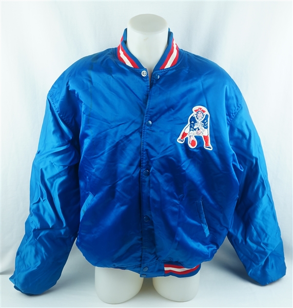 John Hannah c. 1980s-90s New England Patriots Game Worn Jacket w/John Hannah Signed Letter of Provenance