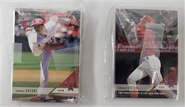 Collection of Unopened Baseball & Football Cards w/ Ohtani Topps Now Rookie Sets