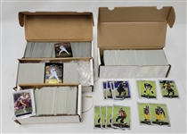 Lot of 4 Topps Chrome Football & Baseball Partial & Complete Sets w/ Lots of Rookies