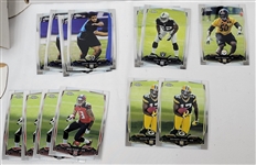 Lot of 4 Topps Chrome Football & Baseball Partial & Complete Sets w/ Lots of Rookies