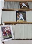 Lot of 4 Topps Chrome Football & Baseball Partial & Complete Sets w/ Lots of Rookies
