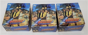 Lot of 3 Opened 1996 Topps Finest Star Wars Hobby Boxes