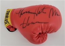 Thomas "Hitman" Hearns Autographed Boxing Glove w/ LOA
