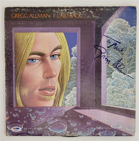Gregg Allman Autographed Record Album PSA/DNA