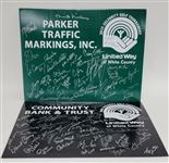 Lot of 2 Celebrity Golf Outing Autographed Signs w/ Phil Niekro
