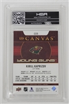 Kirill Kaprizov Autographed & Inscribed 2020-21 Upper Deck Canvas #C225 Rookie Card HGA 9.5