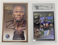 Randy Moss, Cris Carter, & Daunte Culpepper Card Collection w/ Moss & Culpepper Autographs