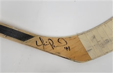 Yanic Perreault 1997-98 Game Used & Autographed Hockey Stick w/ Los Angeles Kings Team Provenance