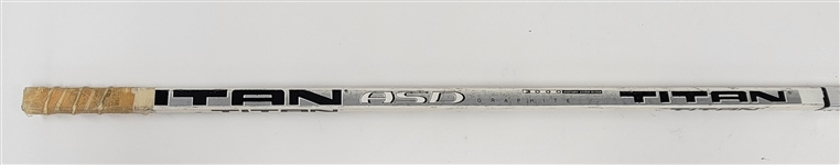 Yanic Perreault 1997-98 Game Used & Autographed Hockey Stick w/ Los Angeles Kings Team Provenance
