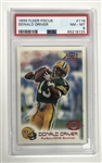 Donald Driver 1999 Fleer Focus #118 Rookie Card LE #416/3850 PSA 8