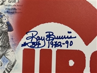 Lot of 3 Chicago Cubs Autographed Photos w/ Ray Burris