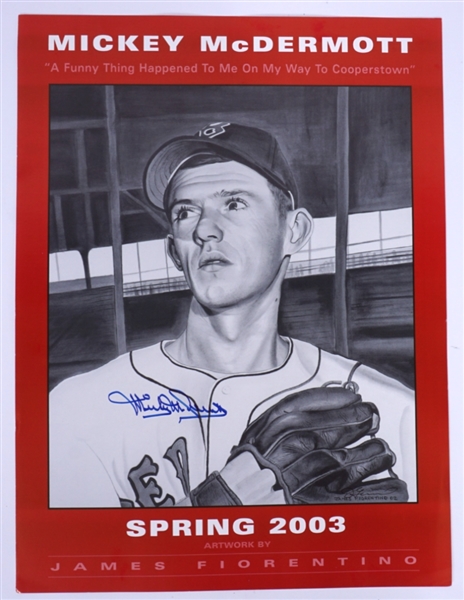 Mickey McDermott Autographed James Fiorentino 16x20 Poster