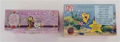 Lot of 2 Factory Sealed 'The Little Mermaid' & 'Beauty and the Beast' Card Sets